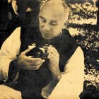 Thomas Merton with camera